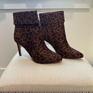 Express Leopard Booties